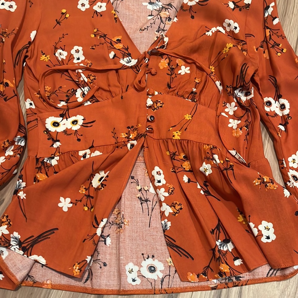 Miss Selfridge Floral Embellished Top